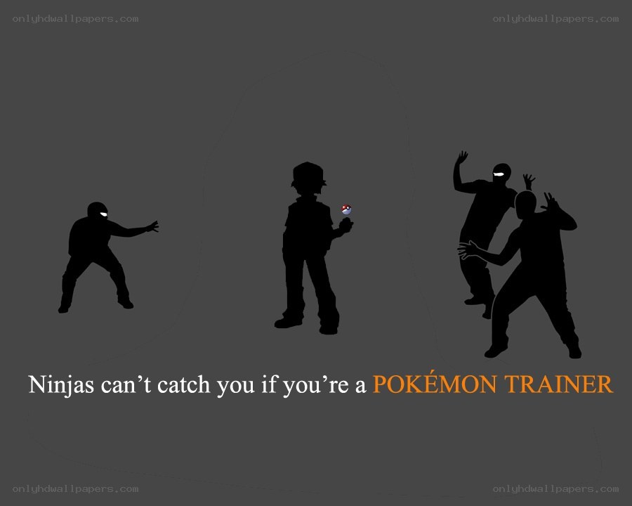 Ninjas can't catch you