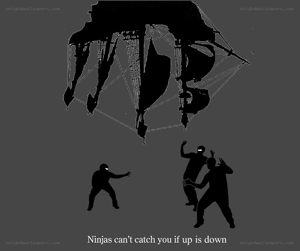 Ninjas can't catch you