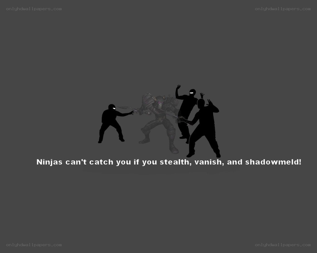 Ninjas can't catch you