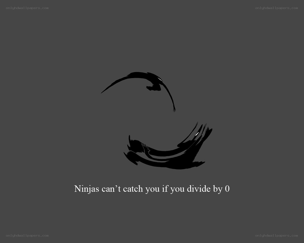 Ninjas can't catch you