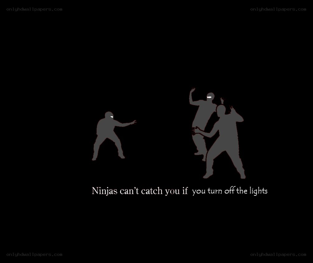Ninjas can't catch you