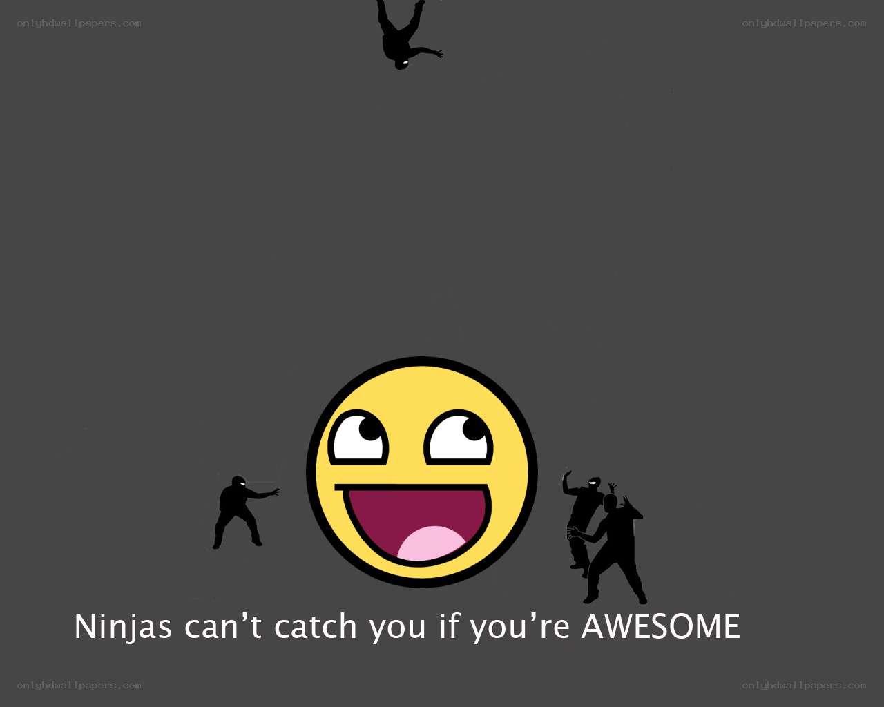 Ninjas can't catch you