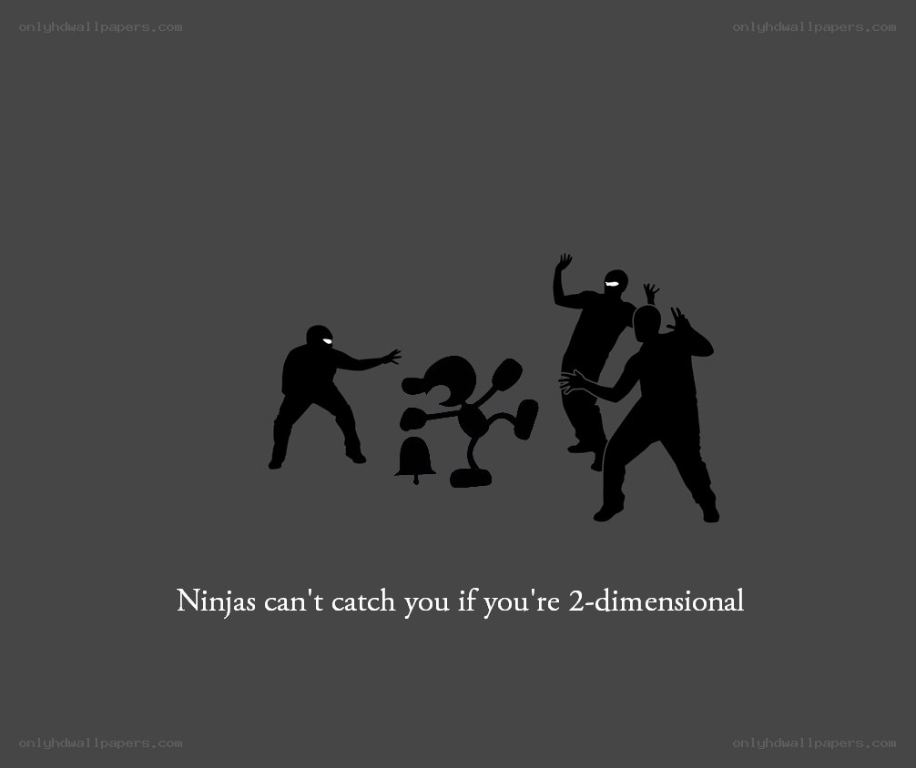 Ninjas can't catch you