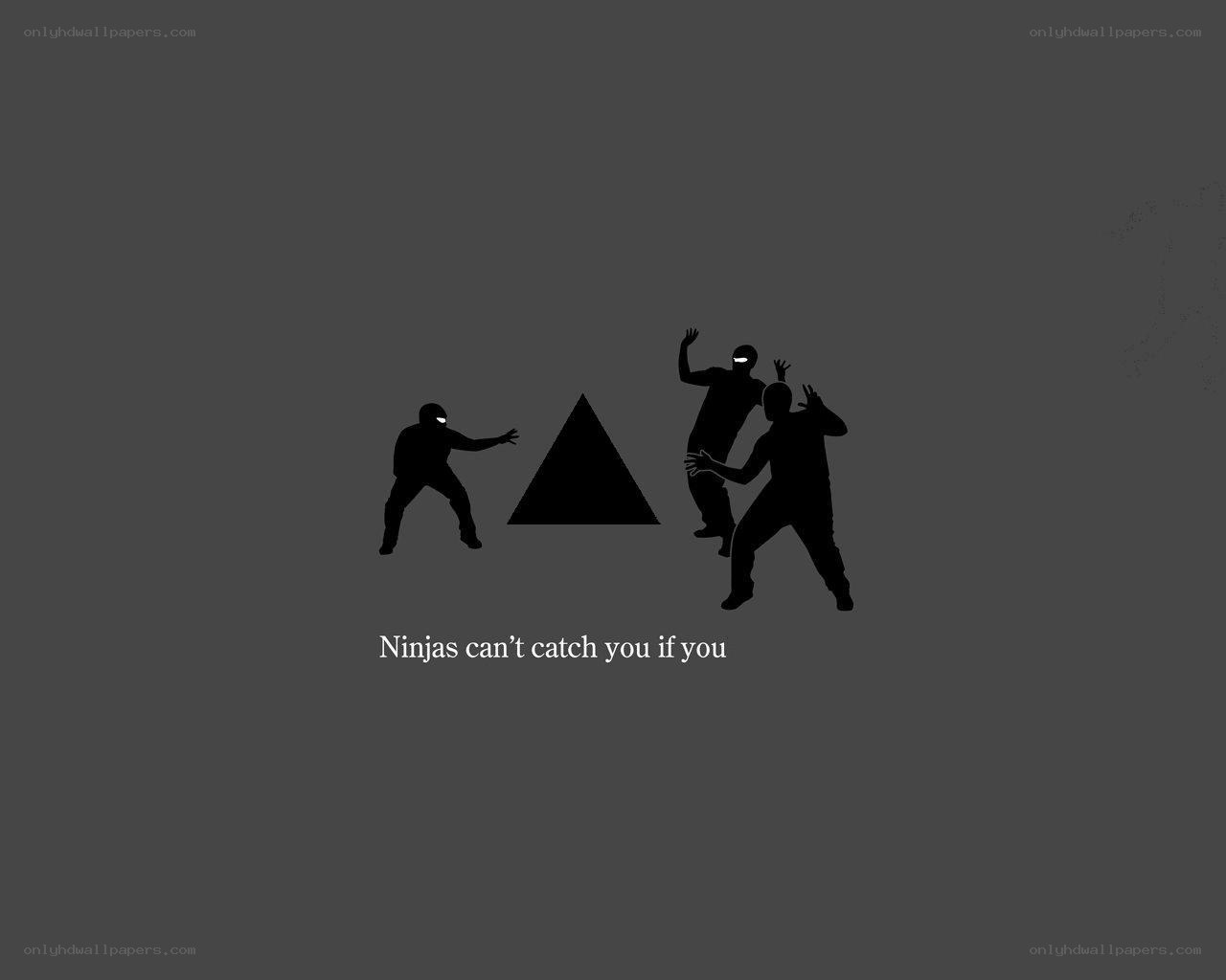 Ninjas can't catch you