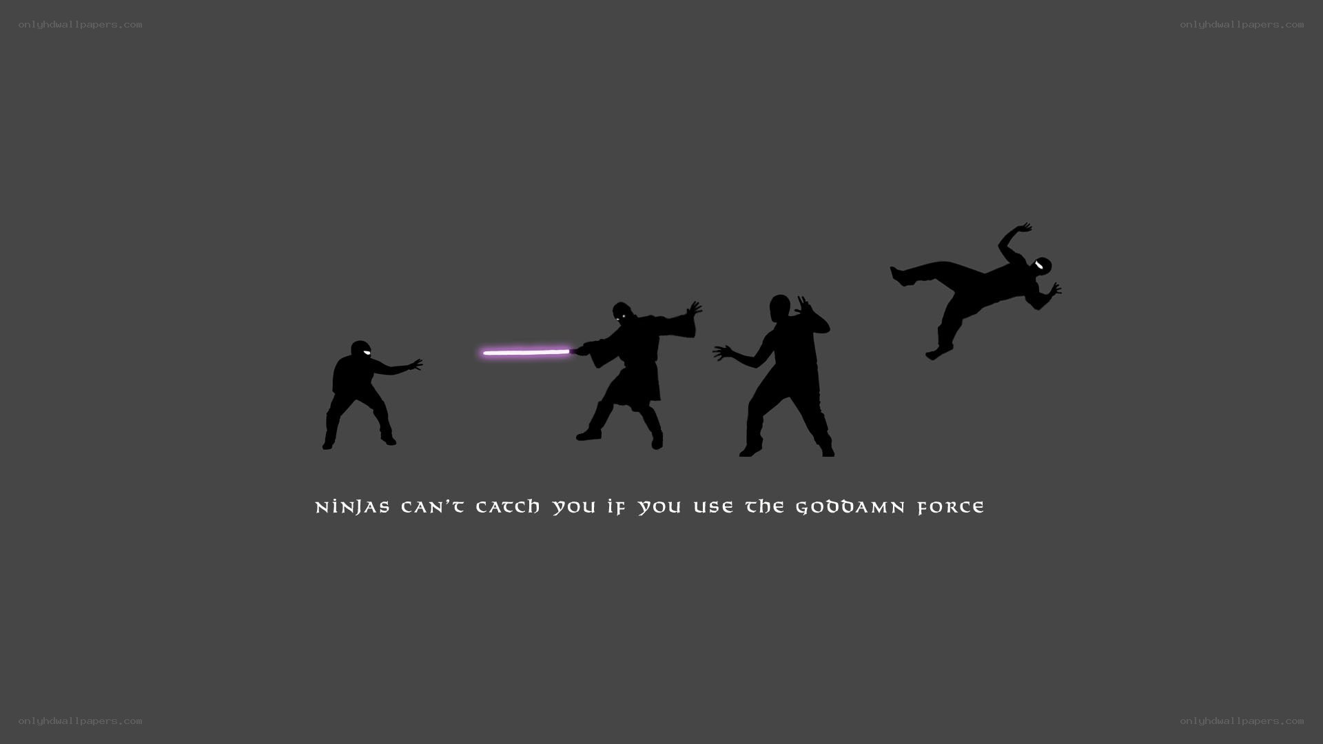 ninjas can't catch you