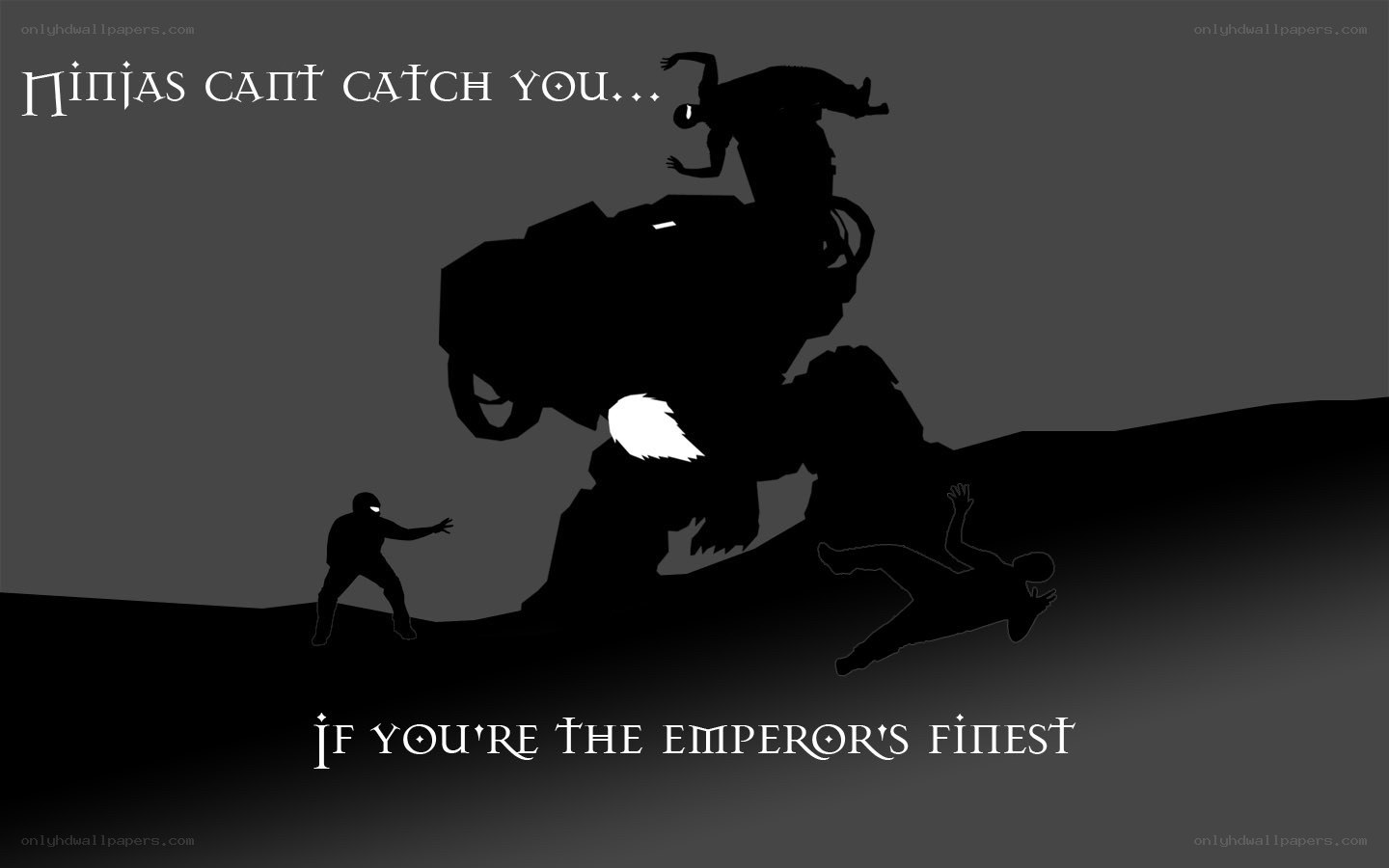 Ninjas can't catch you