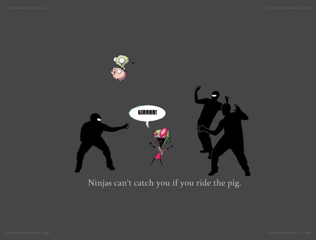 Ninjas can't catch you