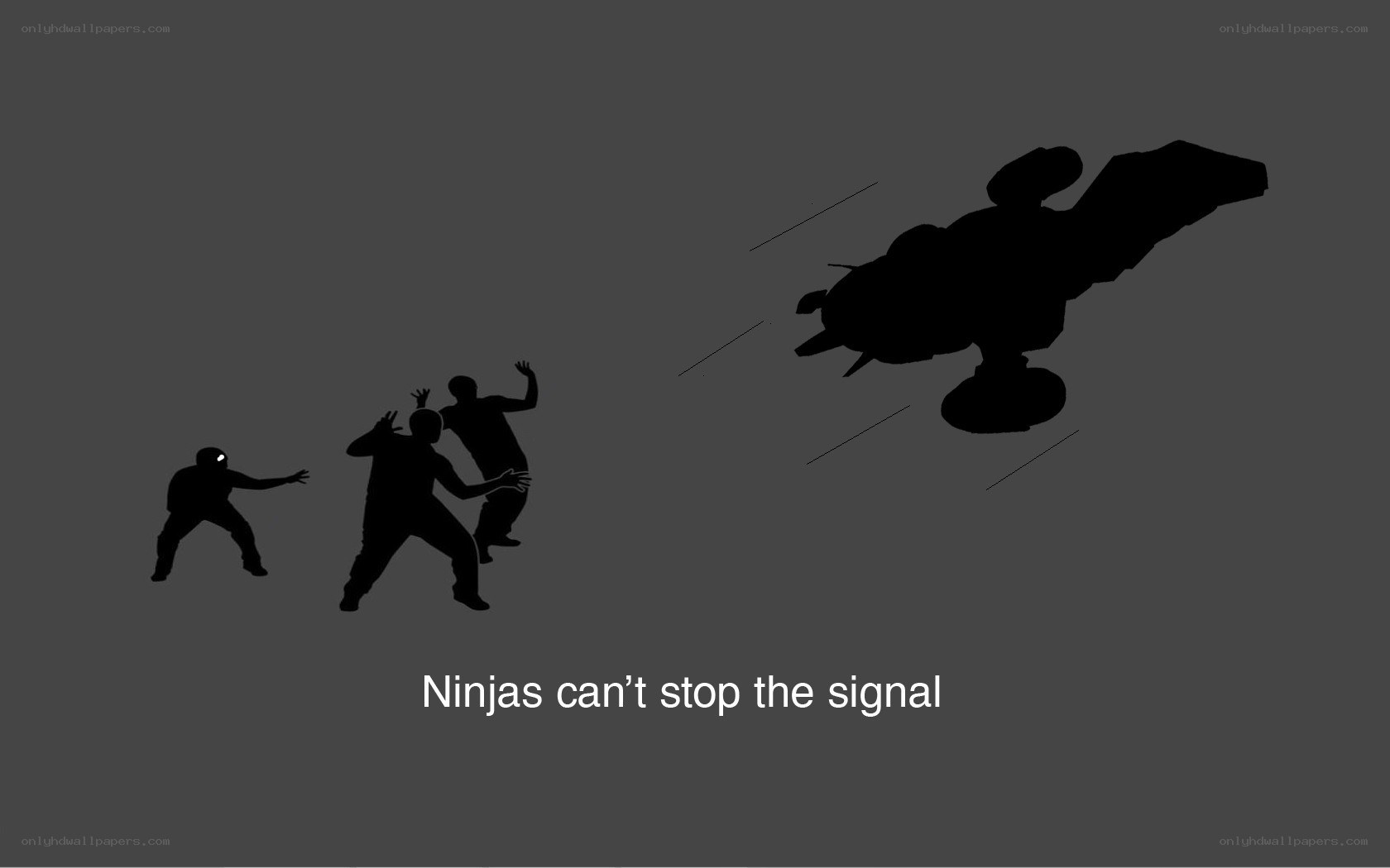 Ninjas can't stop the signal