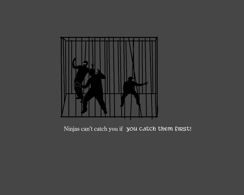 Ninjas in a cage