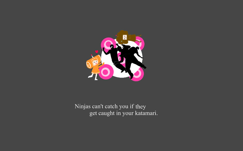 Ninjas in a katamari
