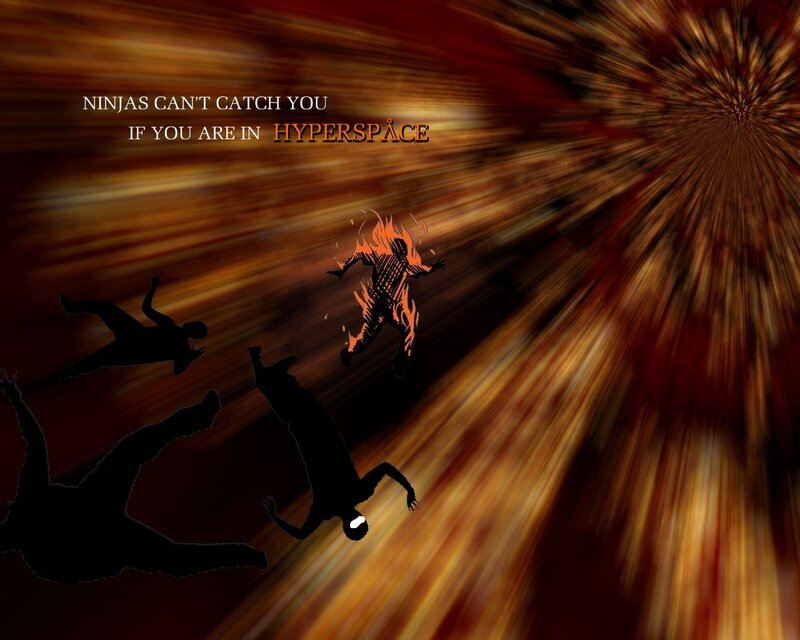 Ninjas in hyperspace