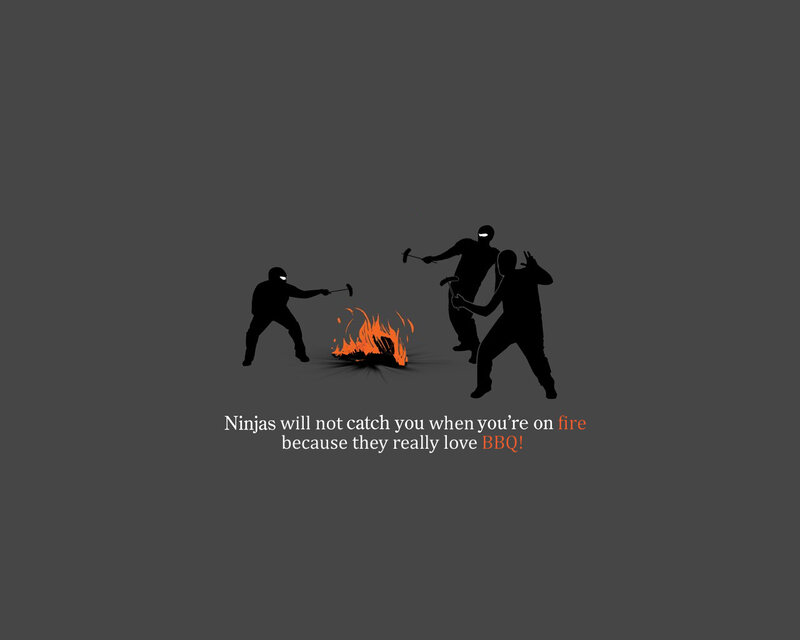 Ninjas love BBQ