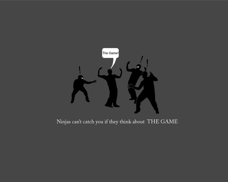 Ninjas thinking about the game