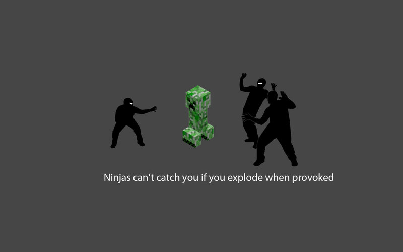 Ninjas vs Creeper