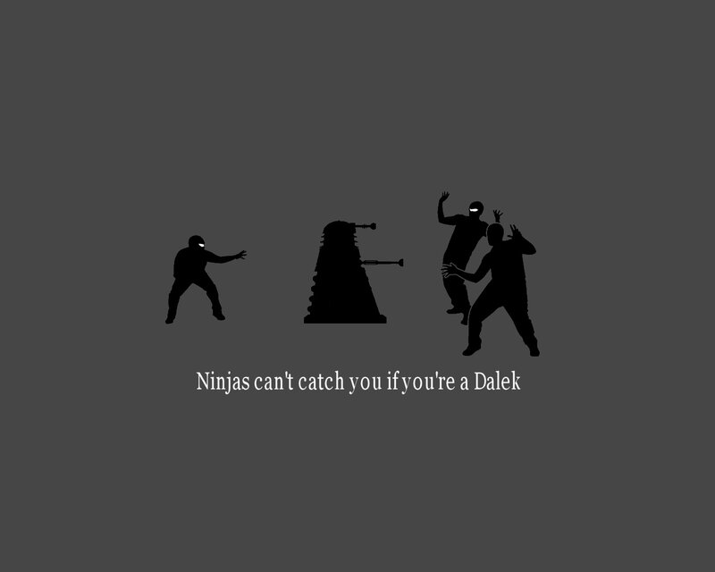 Ninjas vs Dalek