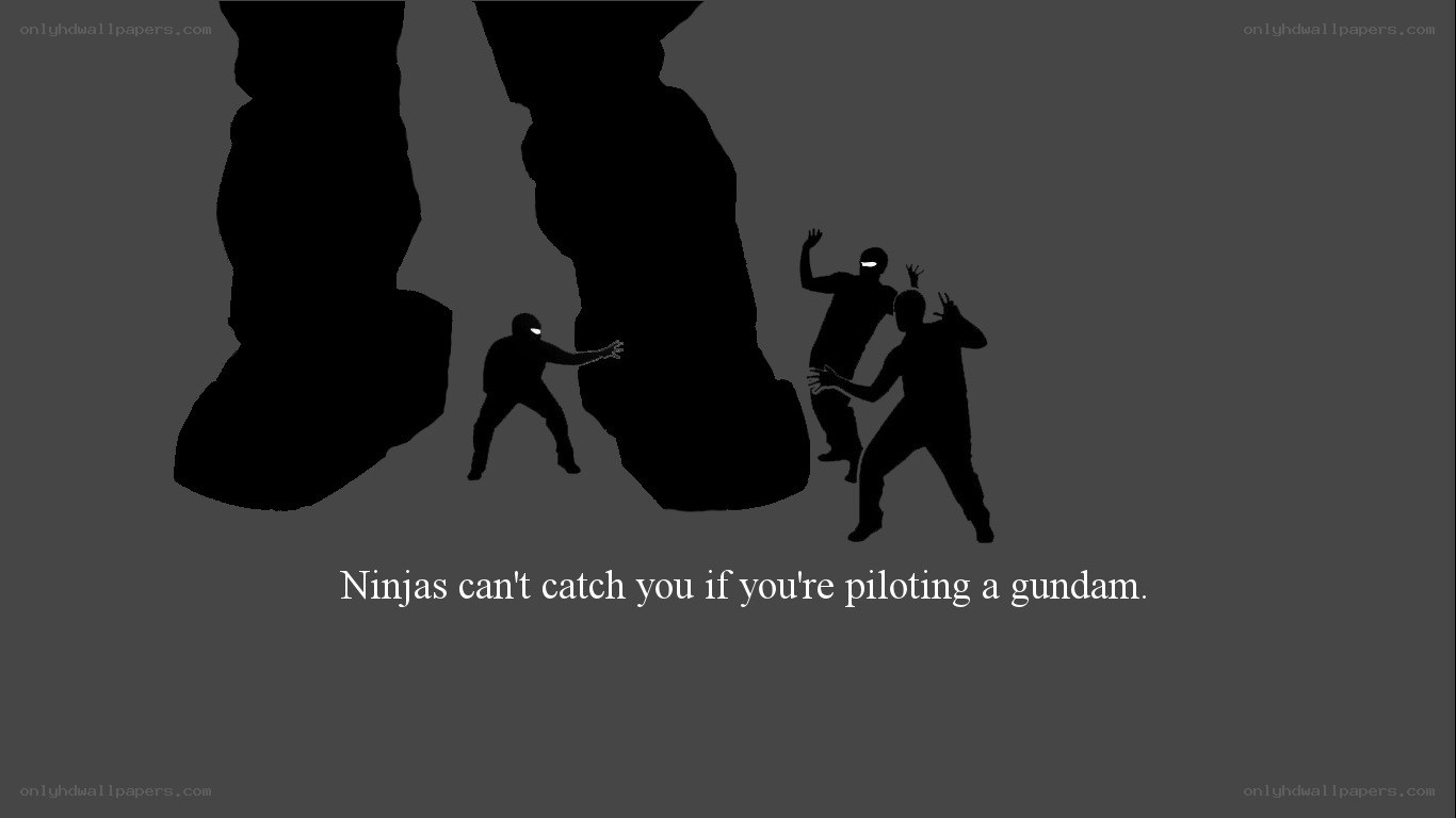 Ninjas vs gundam