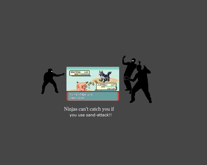 Ninjas vs Sand-Attack