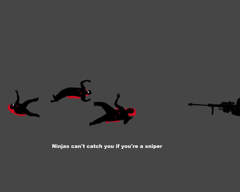 Ninjas vs sniper