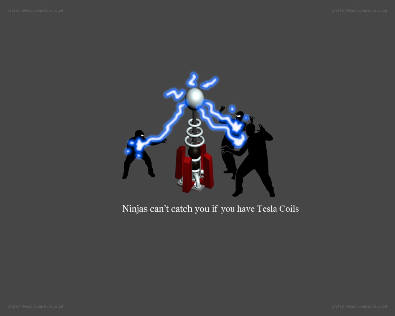 Ninjas vs Tesla Coils