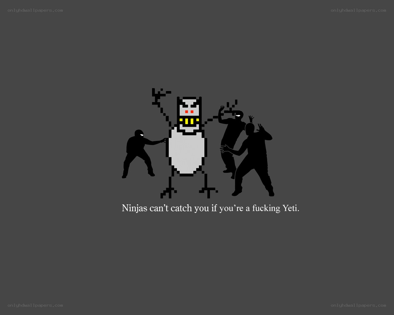 Ninjas vs Yeti