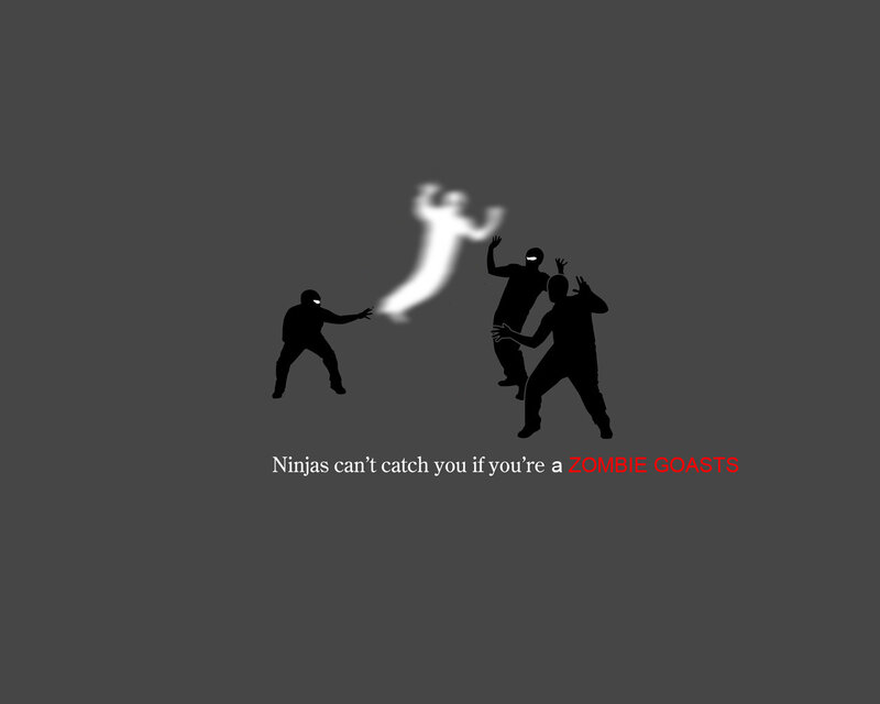 Ninjas vs zombie ghosts
