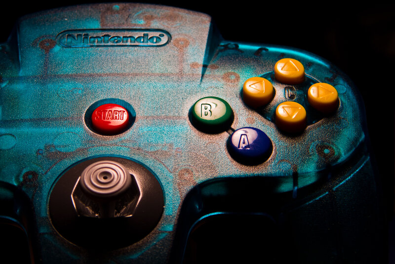 Nintendo 64 Controller — Blue