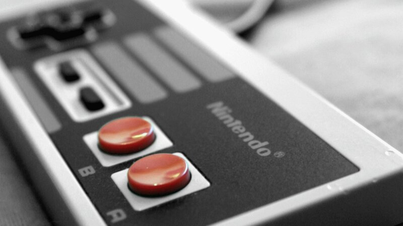 Nintendo Controller — Black, Nostalgic