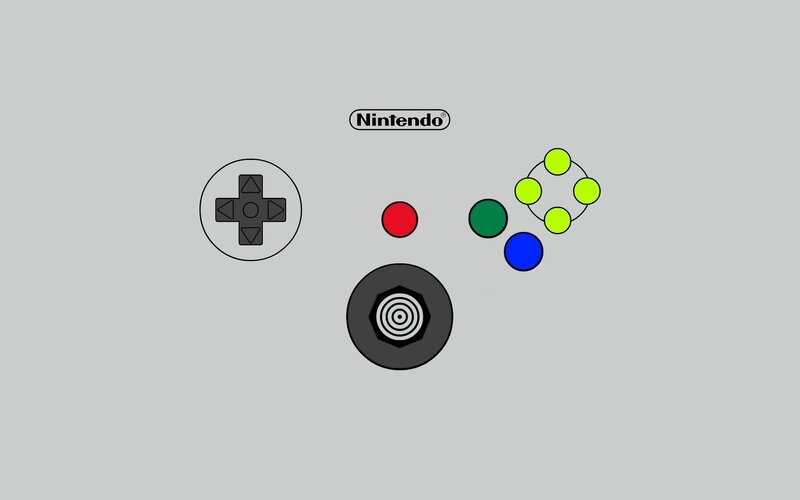 Nintendo controller layout
