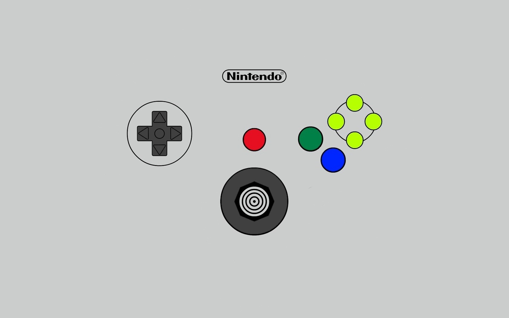 Nintendo controller layout