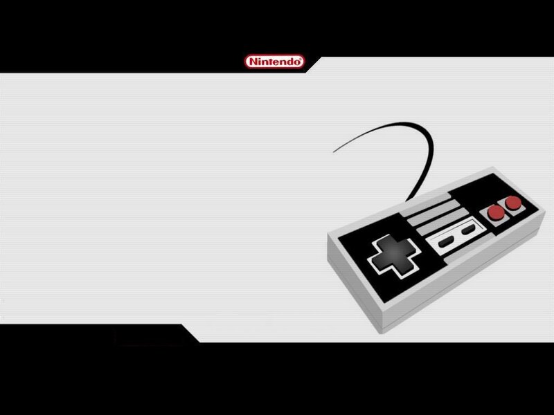 Nintendo controller on screen