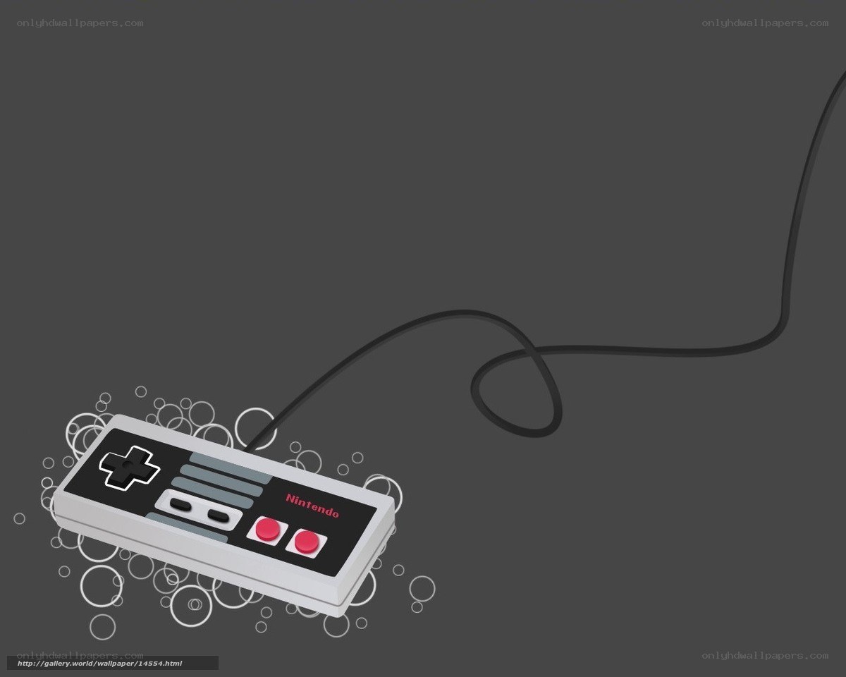 Nintendo controller with bubbles