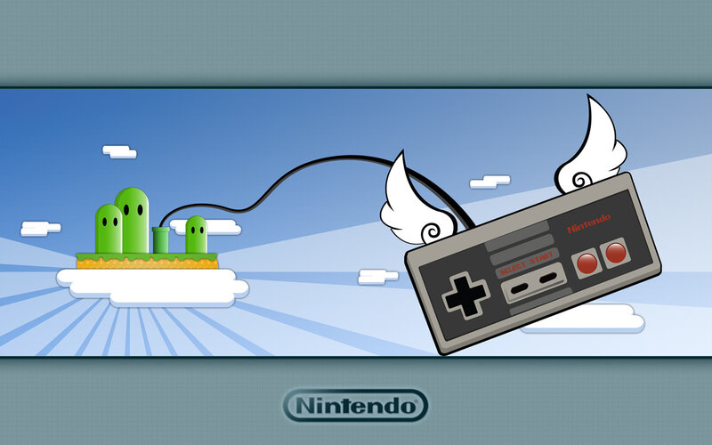 Nintendo controller with wings