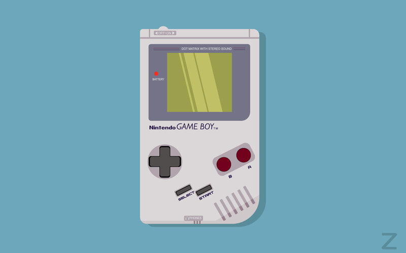 Nintendo Game Boy — Blue, Neutral