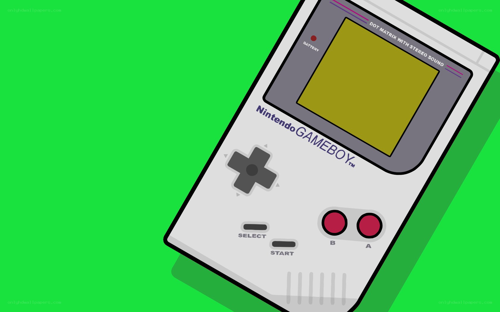 Nintendo Game Boy illustration
