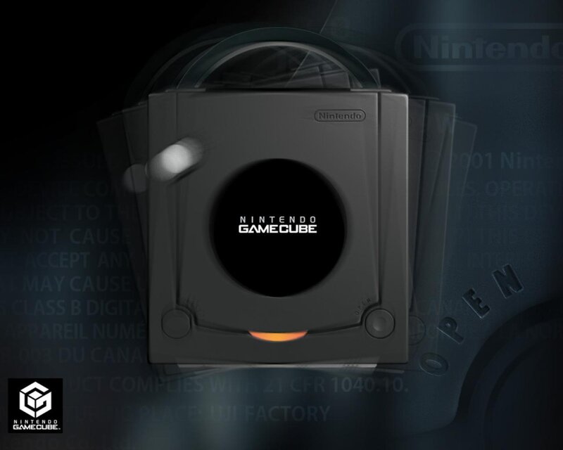 Nintendo GameCube Console — Black, Dramatic
