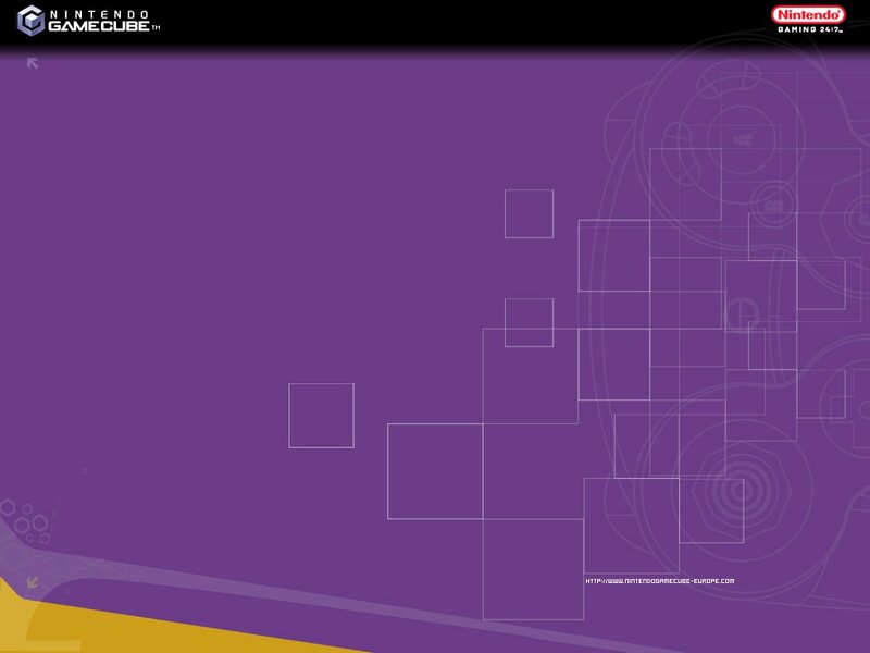 Nintendo GameCube website background