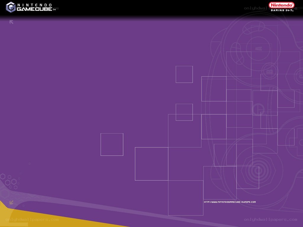 Nintendo GameCube website background