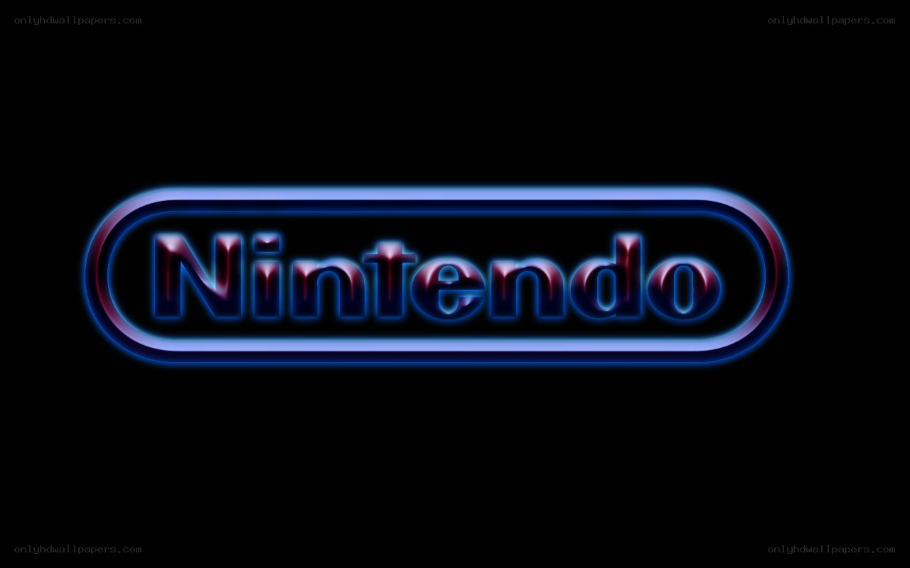 Nintendo logo with glow effect