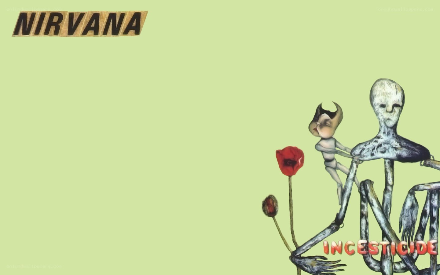 Nirvana album cover art