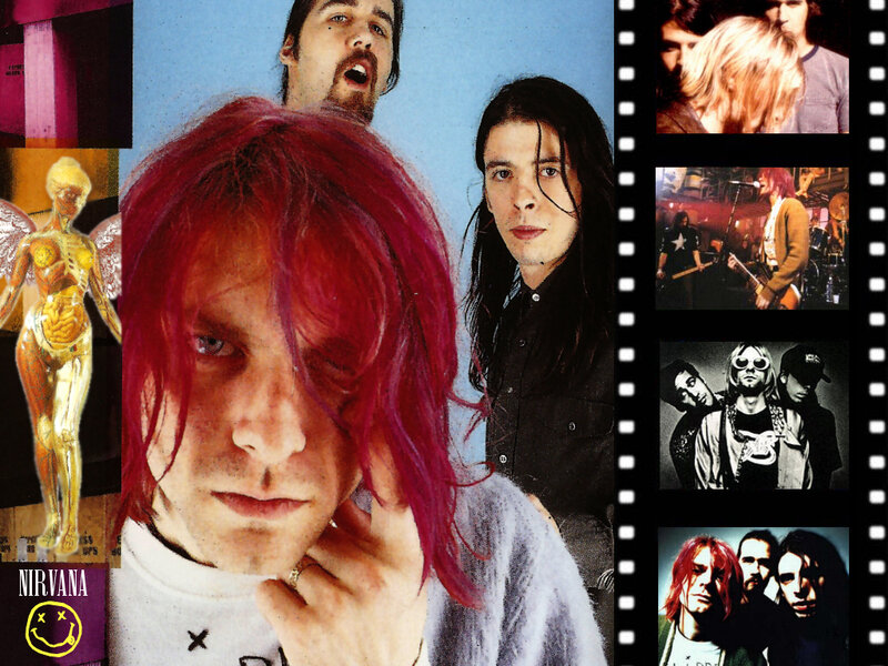 Nirvana band collage