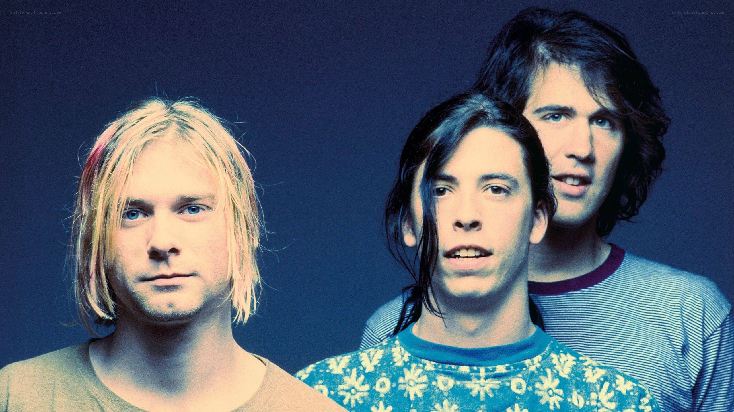 Nirvana band members portrait