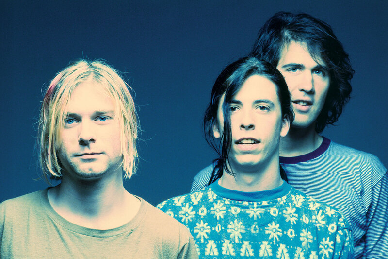 Nirvana band members portrait