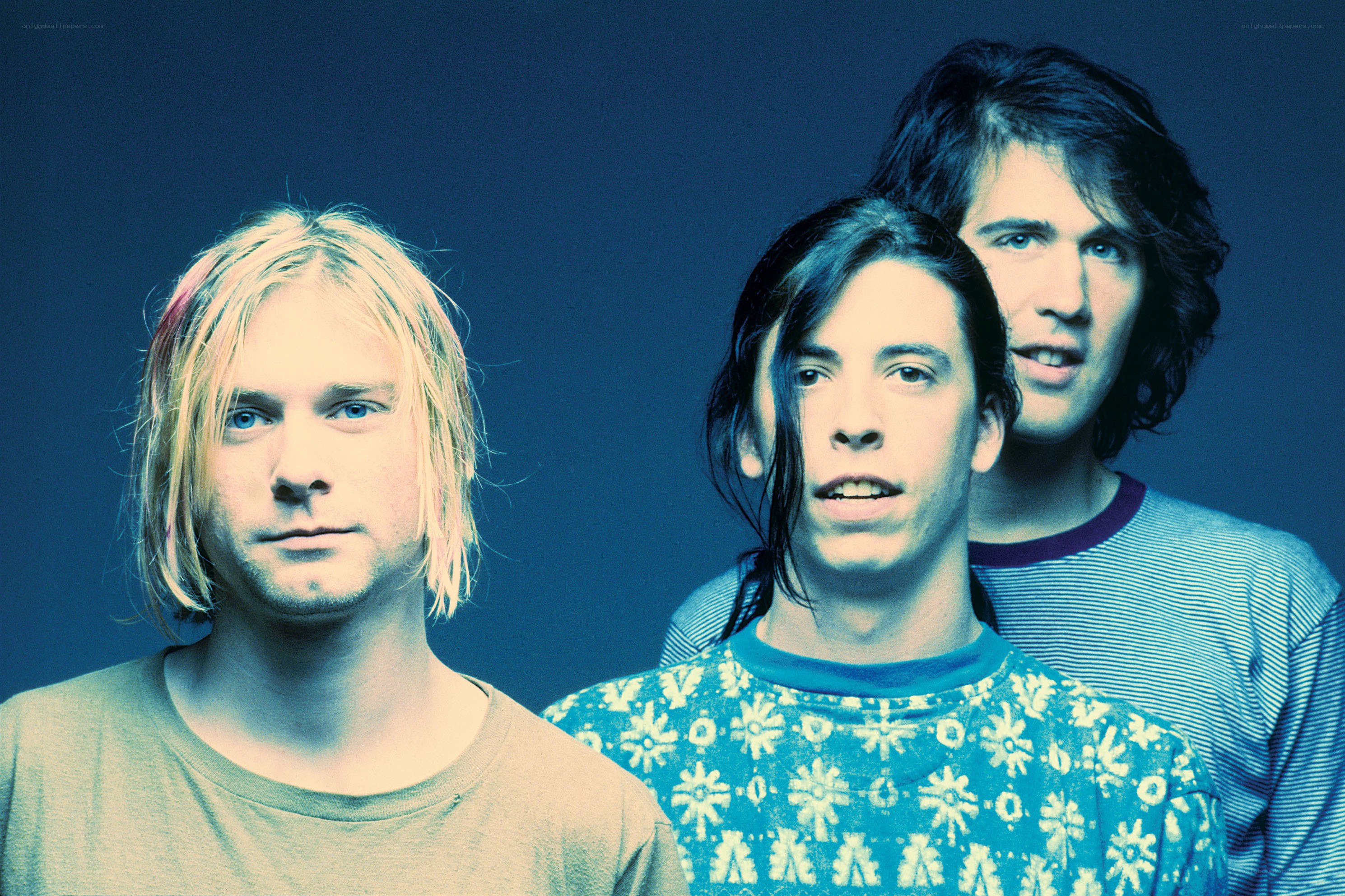 Nirvana band members portrait