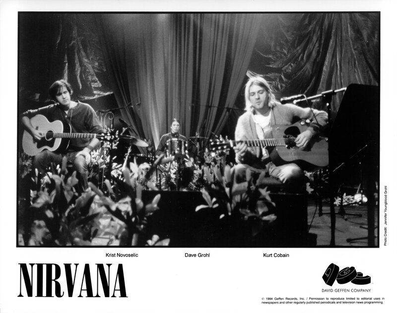 Nirvana Band Performing — Black