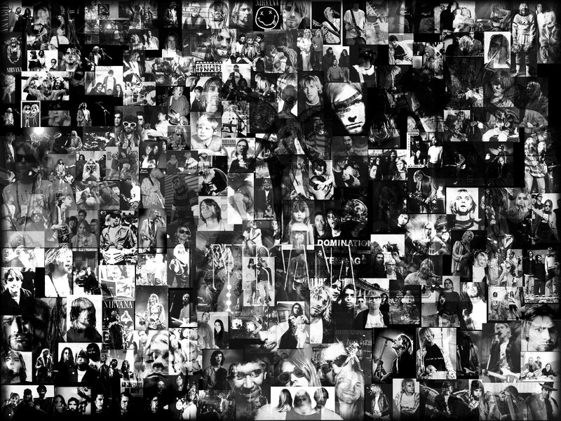 Nirvana collage wallpaper