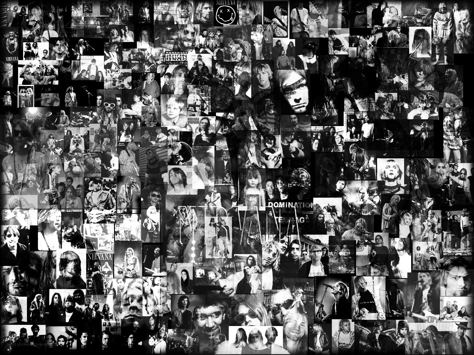 Nirvana collage wallpaper