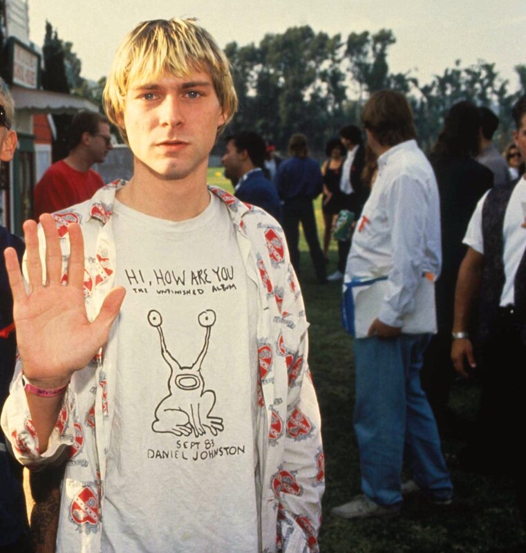 Nirvana frontman at festival