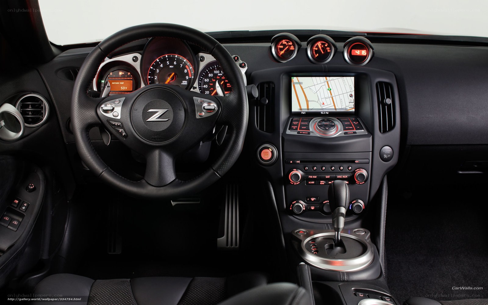 Nissan 370Z interior dashboard