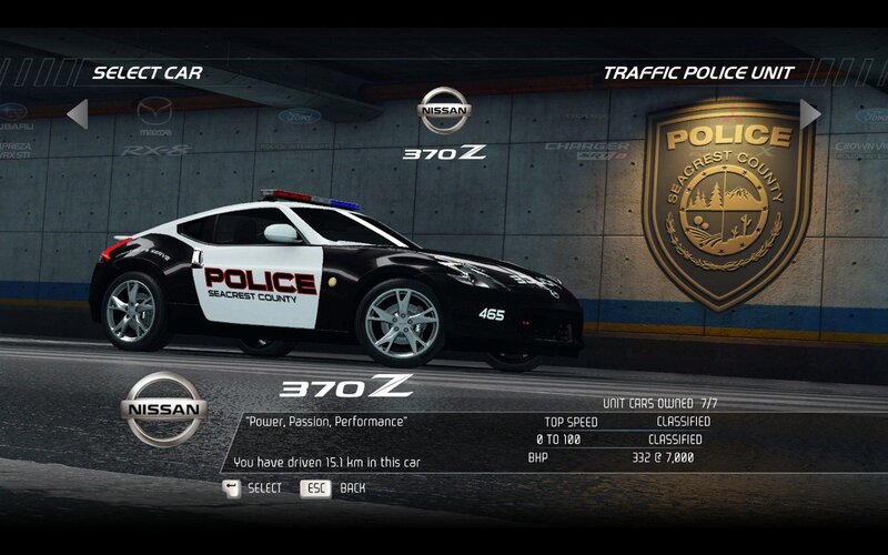 Nissan 370Z police car