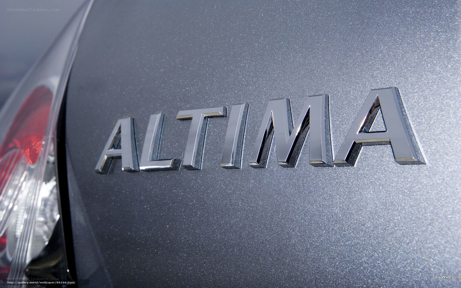 Nissan Altima badge close-up